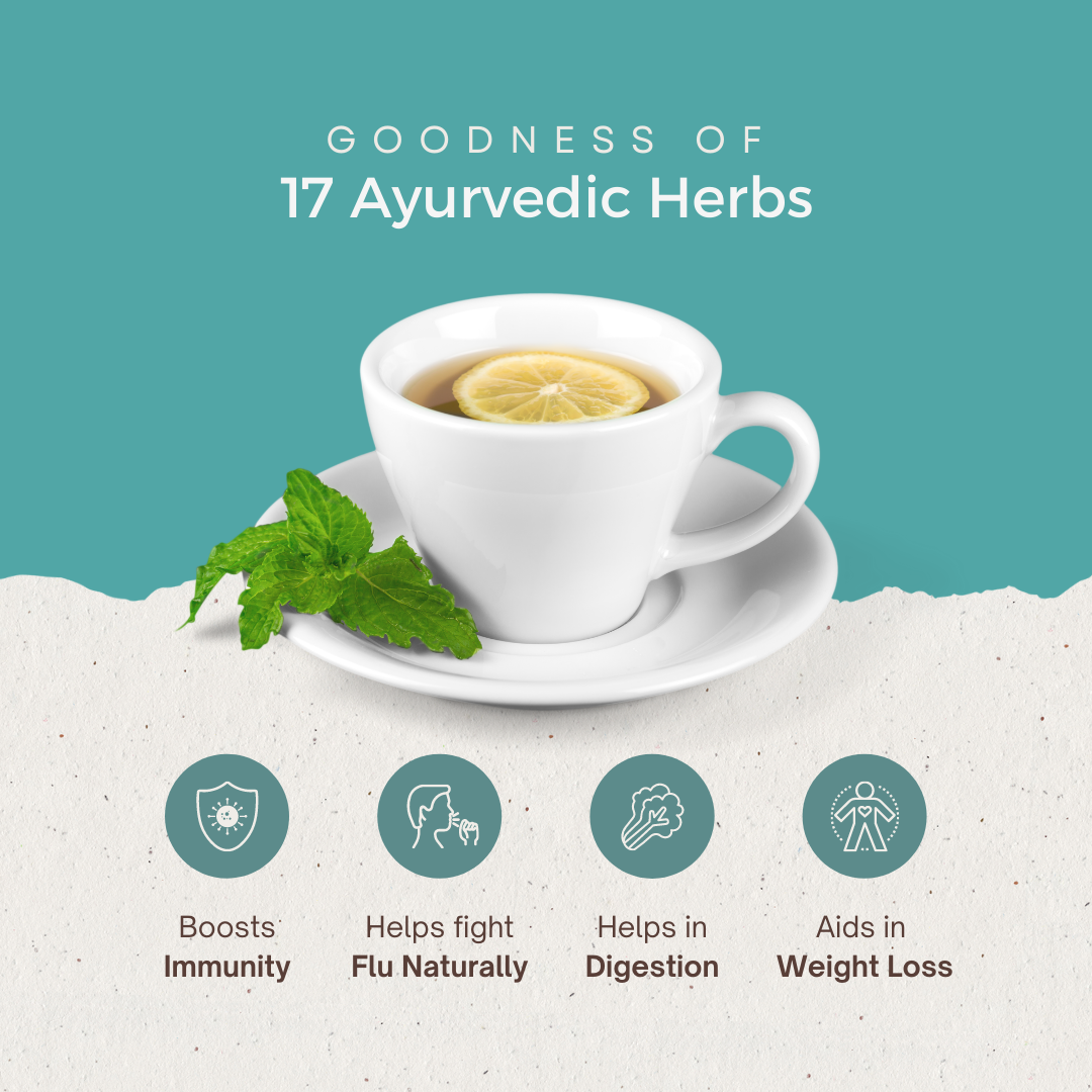Ashvatha Try it All Immunity Combo - Detox Kadha + Chai Masala + Milk Booster + Turmeric Latte + Herbal Sabji Masala