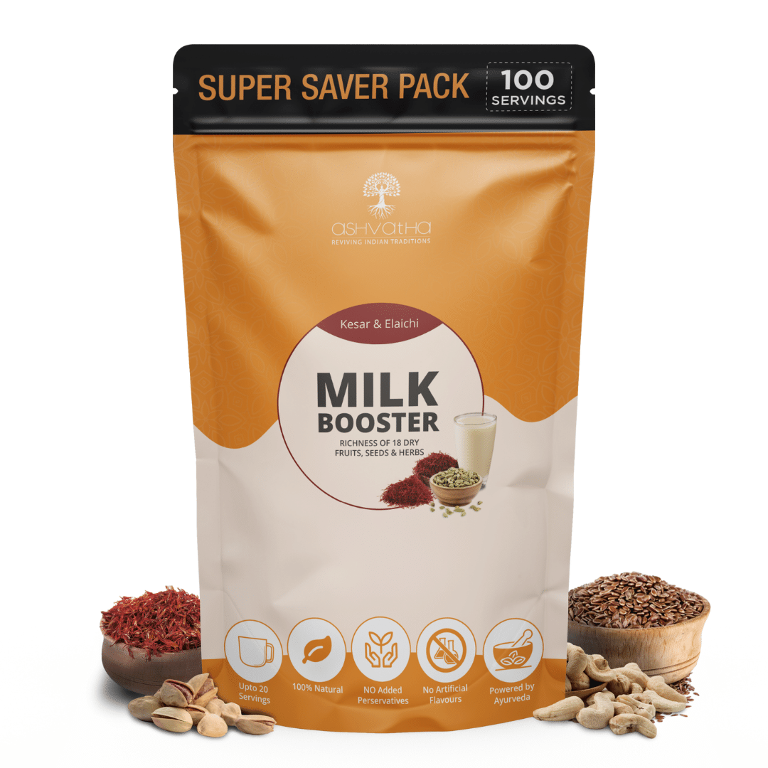 Ashvatha Milk Booster- Kesar Elaichi Super Saver Pack